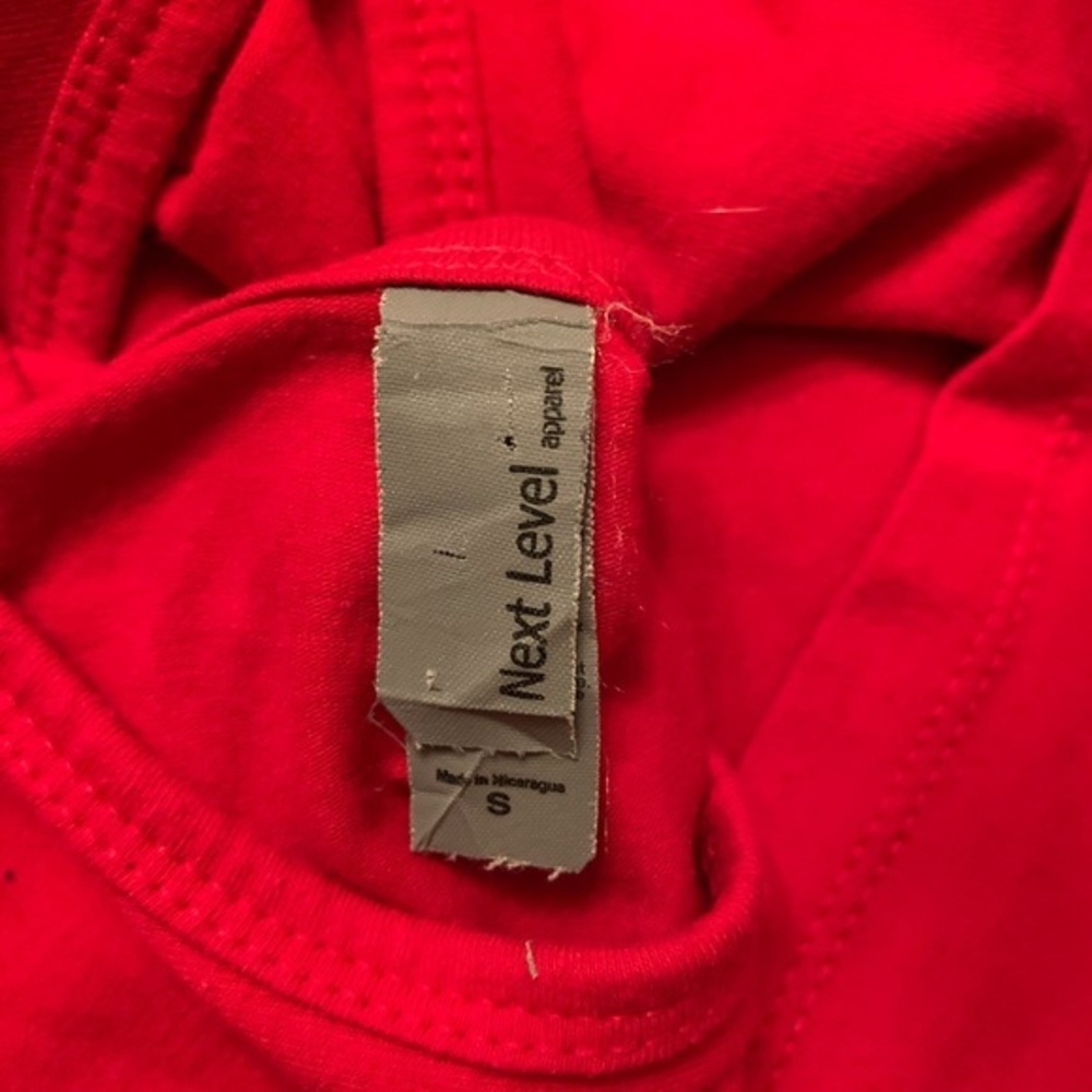 Next Level Red Racerback Top Size S - Picture 4 of 4